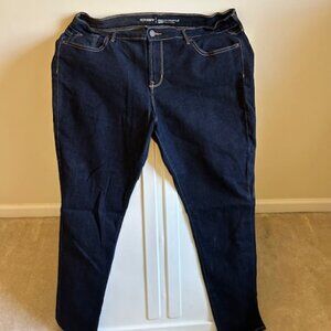 Old Navy Curvy Mid-Rise Dark Navy Blue Jeans